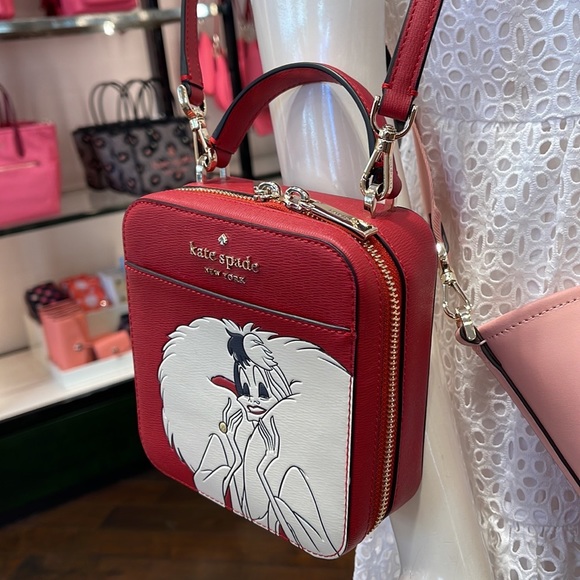 Kate Spade Disney X Kate Spade New York Vanity Cruella Crossbody Bag - Picture 2 of 16